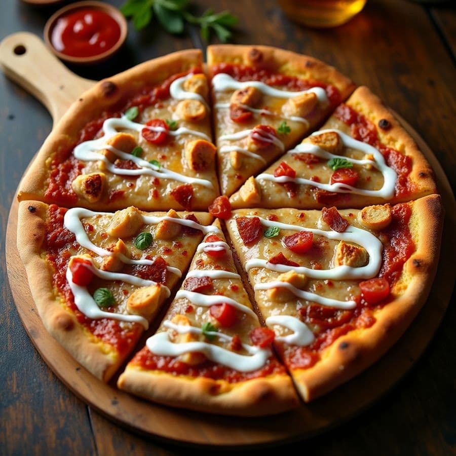 14" Large Chicken Bacon Ranch Pizza